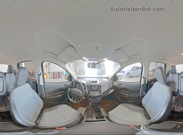 1FMCU9GD4JUC14879 2018 FORD ESCAPE Белый Панорамный вид салона 360°