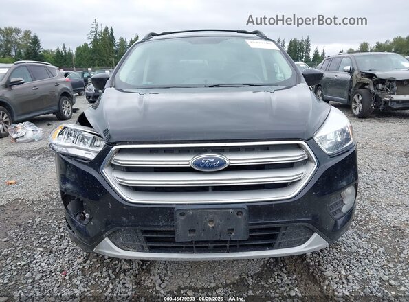 1FMCU9GD4JUD05747 2018 FORD ESCAPE Black Widok zestawu wskaźników