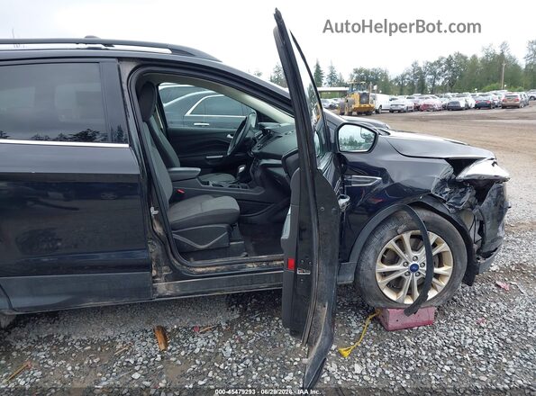 1FMCU9GD4JUD05747 2018 FORD ESCAPE Black Widok wnętrza z przodu