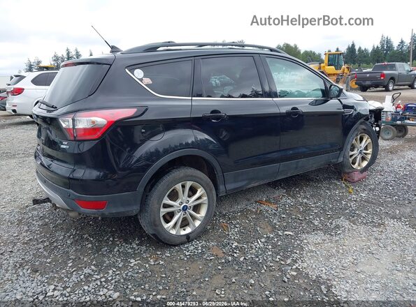 1FMCU9GD4JUD05747 2018 FORD ESCAPE Black Tył prawy