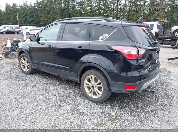 1FMCU9GD4JUD05747 2018 FORD ESCAPE Black Tył lewy