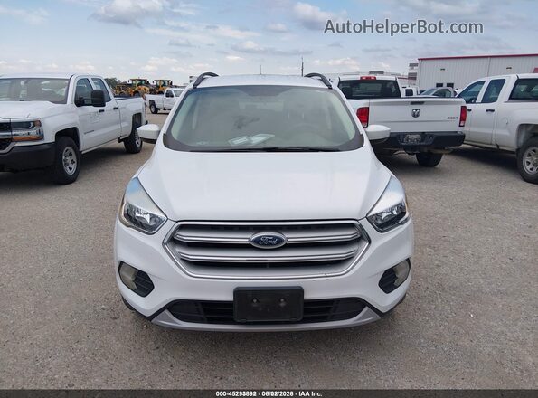 1FMCU9GD4JUD08714 2018 FORD ESCAPE White Instrument cluster view