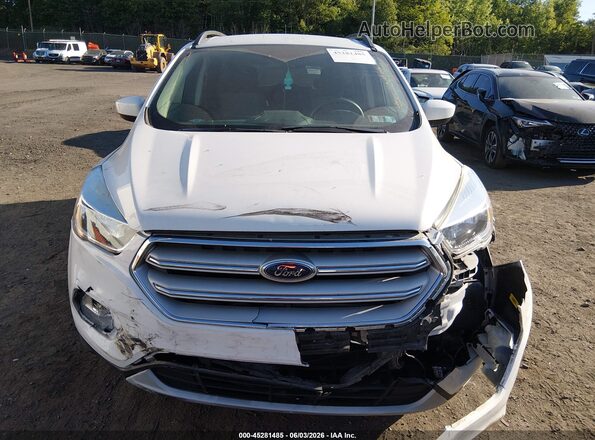 1FMCU9GD4JUD46718 2018 FORD ESCAPE White Вид щитка приладів