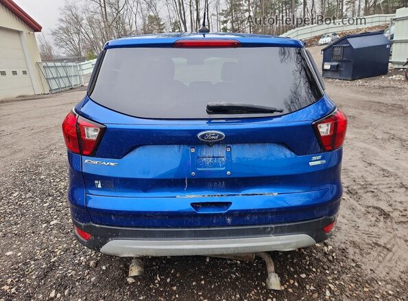 1FMCU9GD4KUA66122 2019 FORD ESCAPE Blue Rear view