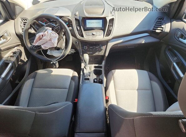 1FMCU9GD4KUA66122 2019 FORD ESCAPE Blue Dashboard view