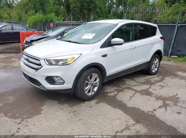 1FMCU9GD4KUB81383 2019 FORD ESCAPE White Vista tres cuartos delantera izquierda