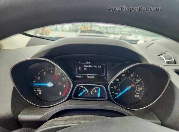 1FMCU9GD4KUC33966 2019 FORD ESCAPE Gray ხელსაწყოთა პანელის ხედი