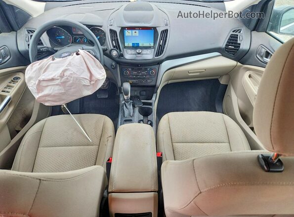 1FMCU9GD4KUC33966 2019 FORD ESCAPE Gray წინა პანელის ხედი
