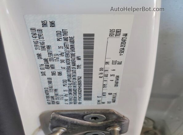 1FMCU9GD5HUB05762 2017 FORD ESCAPE White 360 interior view