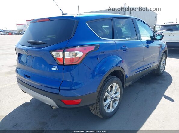 1FMCU9GD5HUE18567 2017 FORD ESCAPE Blue Tył prawy