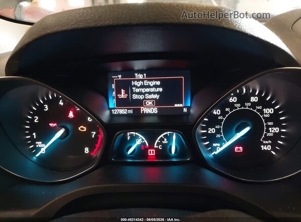 1FMCU9GD5HUF07989 2017 FORD ESCAPE Black Vista de los asientos traseros