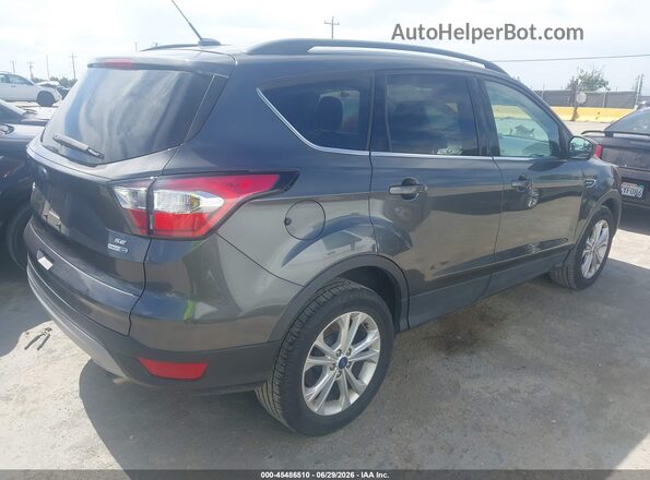 1FMCU9GD5JUA10768 2018 FORD ESCAPE Gray Задня права чверть