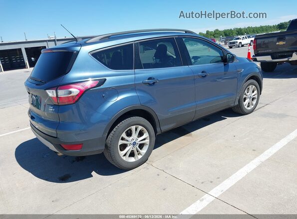 1FMCU9GD5JUA14190 2018 FORD ESCAPE Синий Задняя правая четверть