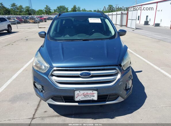 1FMCU9GD5JUA14190 2018 FORD ESCAPE Синий Вид щитка приборов