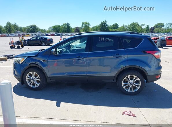1FMCU9GD5JUA14190 2018 FORD ESCAPE Синий Панорамный вид салона 360°