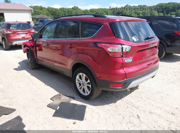 1FMCU9GD5JUB73596 2018 FORD ESCAPE Burgundy Trasero izquierdo