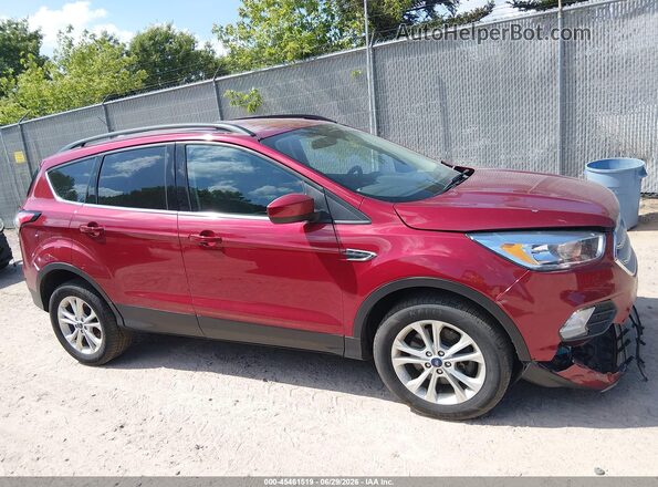 1FMCU9GD5JUB73596 2018 FORD ESCAPE Burgundy Vista interior trasera