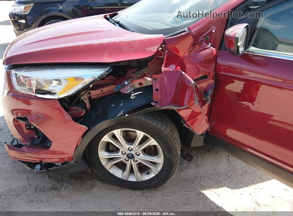 1FMCU9GD5JUB73596 2018 FORD ESCAPE Burgundy Vista frontal