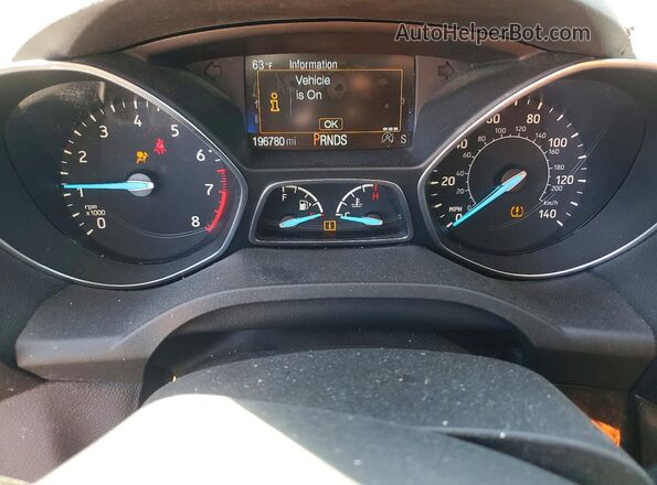1FMCU9GD5KUA97525 2019 FORD ESCAPE Black Instrument cluster view