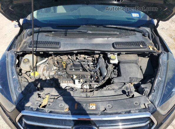 1FMCU9GD5KUA97525 2019 FORD ESCAPE Black Engine compartment view