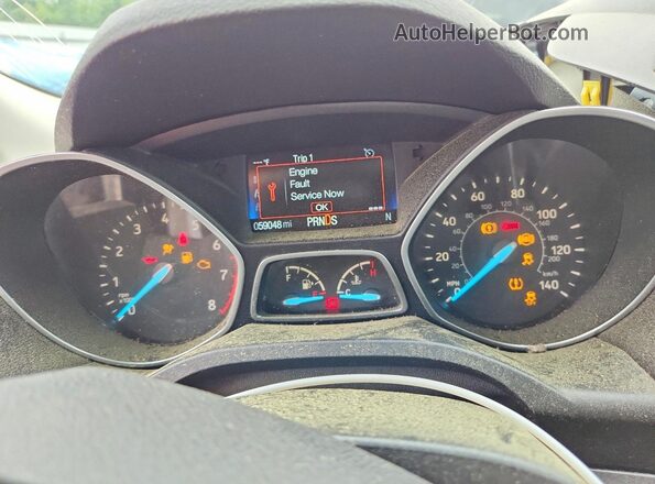 1FMCU9GD5KUB07776 2019 FORD ESCAPE White Սարքավորումների վահանակի տեսք