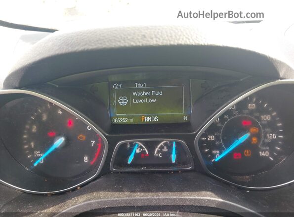 1FMCU9GD5KUB43631 2019 FORD ESCAPE Silver Widok tylnych siedzeń