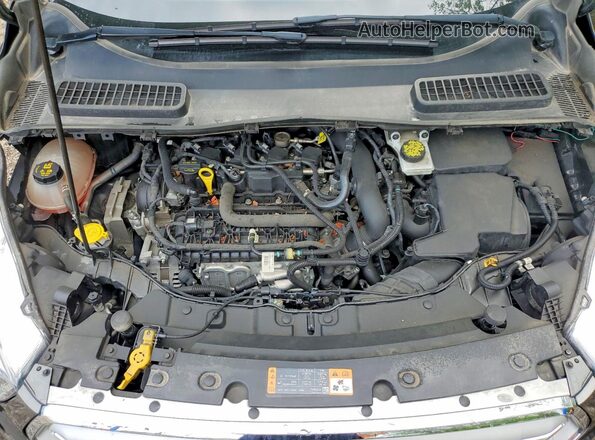 1FMCU9GD5KUB87323 2019 FORD ESCAPE Gray Rear interior view