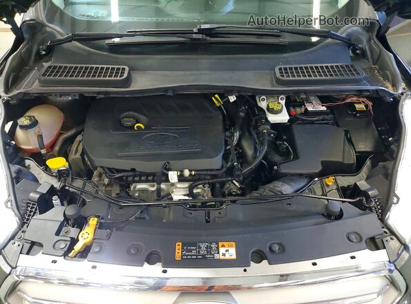 1FMCU9GD6HUB94323 2017 FORD ESCAPE Gray Engine compartment view