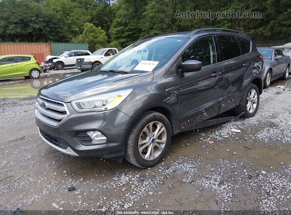 1FMCU9GD6HUB95665 2017 FORD ESCAPE Серый Передняя левая четверть