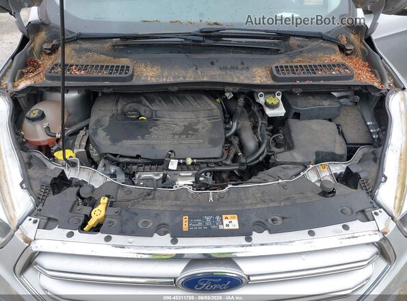 1FMCU9GD6HUC67920 2017 FORD ESCAPE Silver Rear view