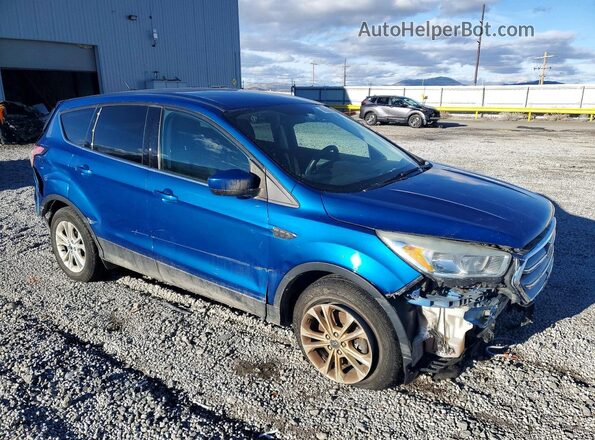 1FMCU9GD6HUC70719 2017 FORD ESCAPE Blue Front right