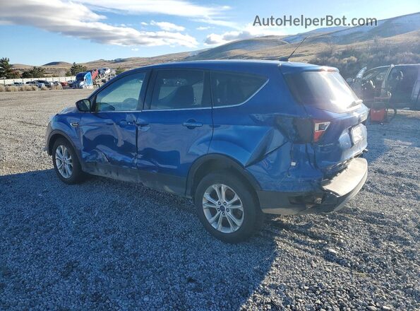 1FMCU9GD6HUC70719 2017 FORD ESCAPE Blue Rear left