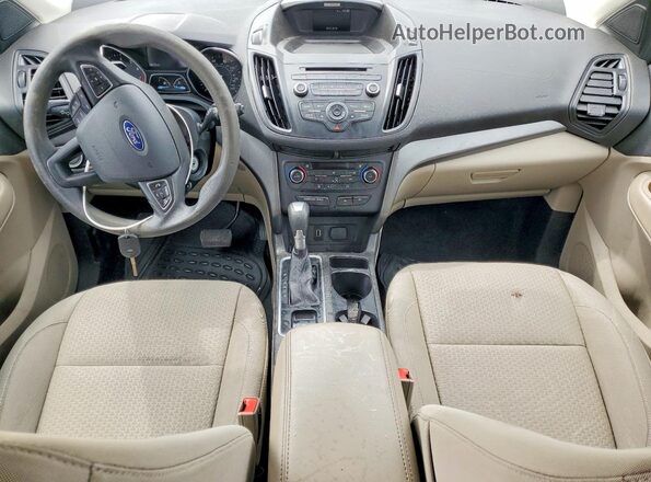 1FMCU9GD6HUC79341 2017 FORD ESCAPE Gold Widok deski rozdzielczej