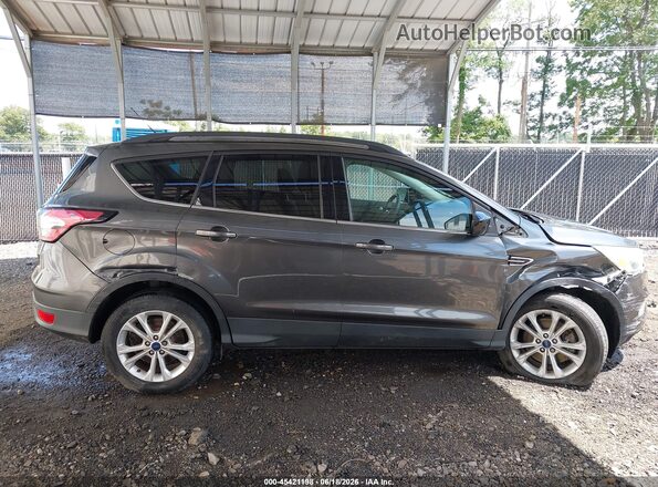 1FMCU9GD6HUD15125 2017 FORD ESCAPE Gray Widok wnętrza 360 stopni