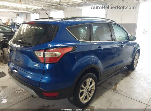1FMCU9GD6HUD17425 2017 FORD ESCAPE Blue Задня права чверть