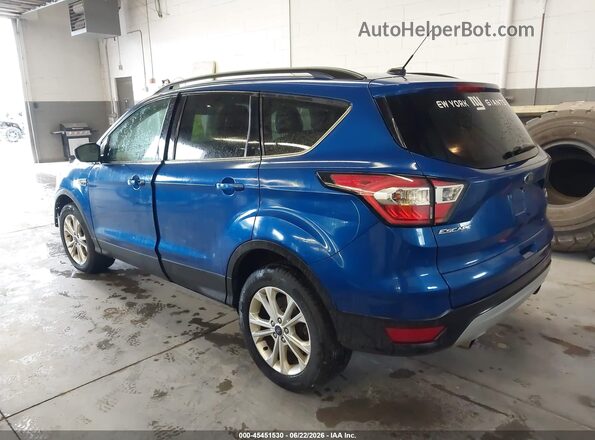 1FMCU9GD6HUD17425 2017 FORD ESCAPE Blue Задня ліва чверть