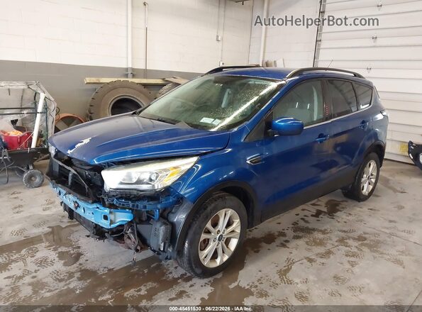 1FMCU9GD6HUD17425 2017 FORD ESCAPE Blue Передня ліва чверть