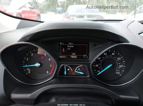 1FMCU9GD6HUD73395 2017 FORD ESCAPE Gold უკანა სავარძლების ხედი