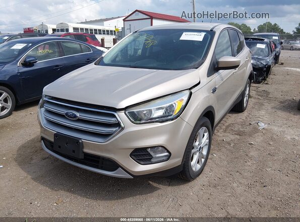 1FMCU9GD6HUD73395 2017 FORD ESCAPE Gold წინა მარცხენა ხედი სამი მეოთხედიდან