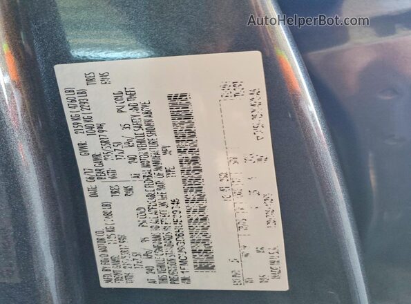 1FMCU9GD6HUE39346 2017 FORD ESCAPE Charcoal Вид підкапотного простору