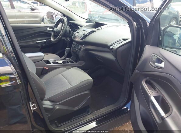 1FMCU9GD6HUE49083 2017 FORD ESCAPE Black Front interior view