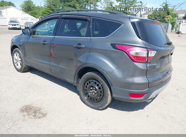 1FMCU9GD6JUB19398 2018 FORD ESCAPE Серый Задняя левая четверть