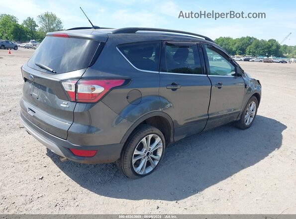 1FMCU9GD6JUB19398 2018 FORD ESCAPE Серый Задняя правая четверть
