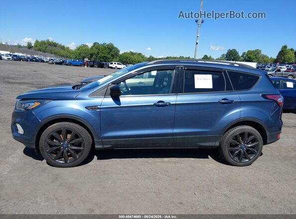 1FMCU9GD6JUC26046 2018 FORD ESCAPE Blue Widok wnętrza 360 stopni