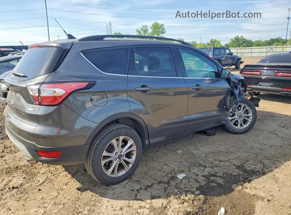 1FMCU9GD6JUC58754 2018 FORD ESCAPE Gray Rear right