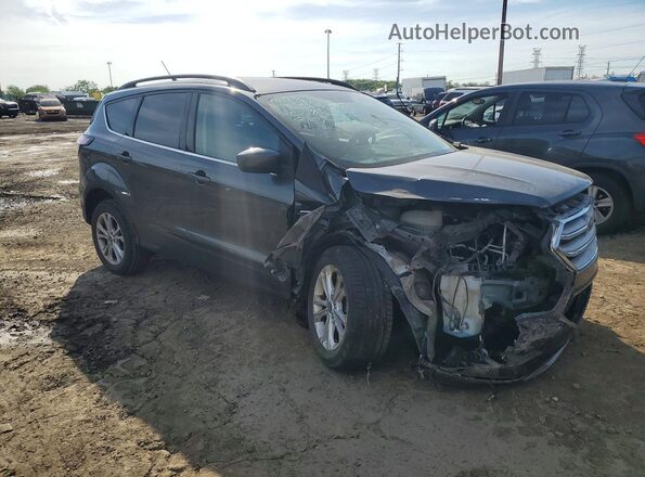 1FMCU9GD6JUC58754 2018 FORD ESCAPE Gray Front right