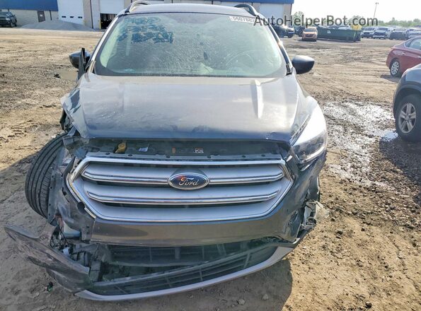 1FMCU9GD6JUC58754 2018 FORD ESCAPE Gray Front view