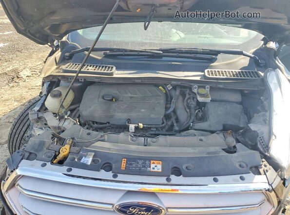 1FMCU9GD6JUC58754 2018 FORD ESCAPE Gray Engine compartment view