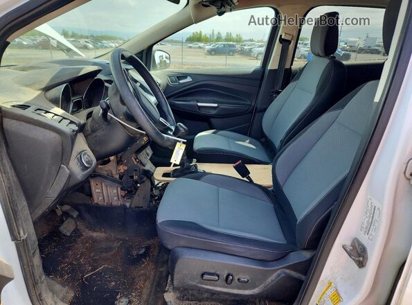 1FMCU9GD6JUC60603 2018 FORD ESCAPE White Front interior view