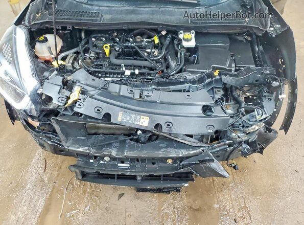 1FMCU9GD6KUA17035 2019 FORD ESCAPE Black Widok komory silnika